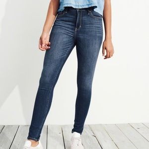 Dark Wash High Rise Jean Legging